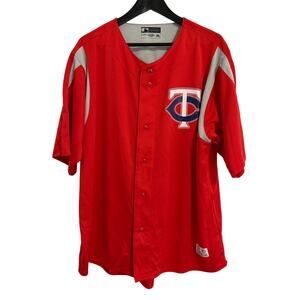 Minnesota Twins Red Baseball Jersey Men's Size XL